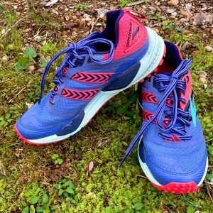 Brooks Cascadia 12C Baja blue/Pink/Clearwater: gently used trail running shoes